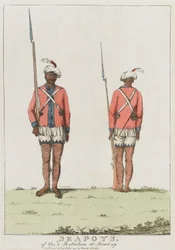 Sepoys of the 3rd Battalion at Bombay