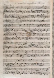 Sheet Music of Canones Diversi Super Thema Regium, Musical Offering by Johann Sebastian Bach