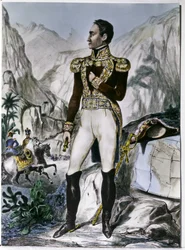 Simon Bolivar (1783-1630) (engraving)