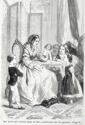 Sophie and the broken doll - in The misfortunes of Sophie by the Countess of Ségur, Hachette