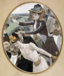 Spectators at the races