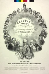 Tableau of the Austrian imperial family of Rudolf of Habsburg