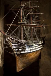 The Marengo. Votive model, seen from the bow, after 1810