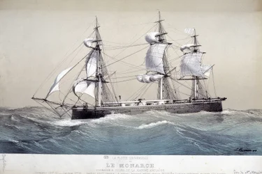 The Monarch, English Fleet, circa 1850