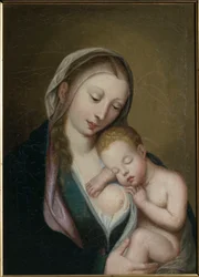 The Virgin and Child Sleeping on Her Shoulder, 18th Century
