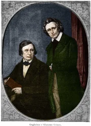 The Brothers Jakob and Wilhelm Grimm, German Writers