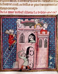 The Construction of the Tower of Babel (detail)