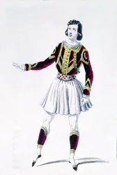 The dancer and choreographer Marius Petipa (1818-1910) in The Rights of the Lord