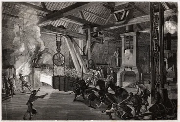 The Drummer Hammer at the Forge