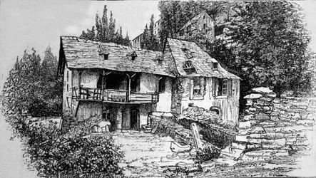 The home of Bernadette Soubirous (1844-1879) in Lourdes.