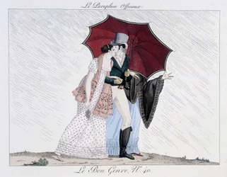 The informal umbrella - in Le Bon genre, no. 40, late 19th century
