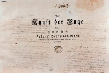 Title Page of The Art of the Fugue