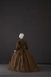 Trousseau dress (back oblique view)
