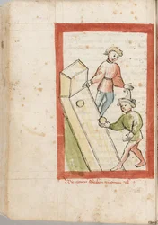Two men bowling
