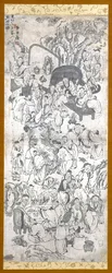 Untitled Sketch Of 100 Old Men
