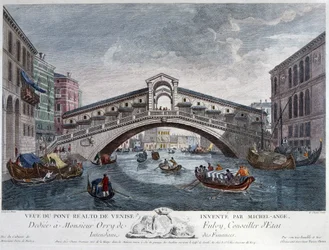 Venice, view of the Rialto Bridge - Optics