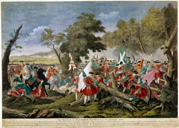 View of the Battle of Malplaquet