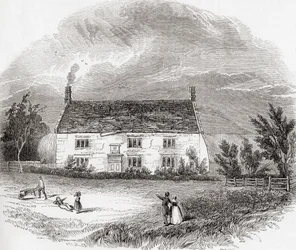 Woolsthorpe Manor, Woolsthorpe-by-Colsterworth, Lincolnshire, England, from Old England: A Pictorial Museum