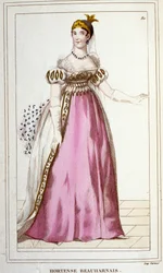 Portrait of Hortense de Beauharnais, daughter of Alexandre de Beauharnais and Joséphine Tascher of the Pagerie