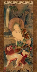 Arhat, Japanese, late Kamakura period, 14th century