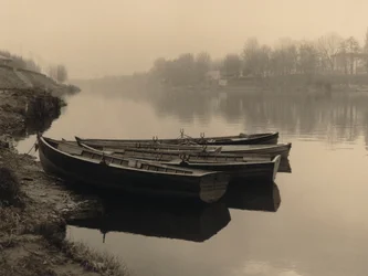 Boats on the Arno, Florence