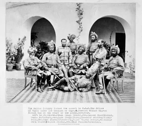British and Indian officers of the Corps of Guides