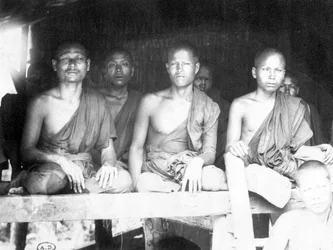 Cambodian monks