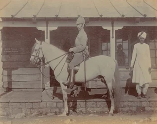 Colonel A M Paterson, commanding 1st Bedfordshire Regiment