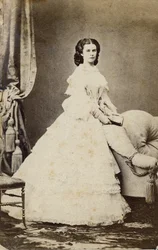 Portrait of Elisabeth of Austria (Sissi) (1860)