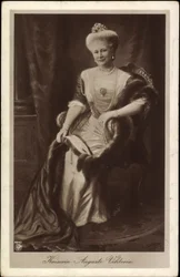 Empress Auguste Viktoria in Crown and Fur