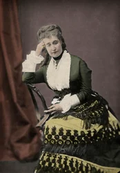 Eugenie de Montijo, wife of Napoleon III, the last empress of France