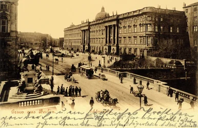 Berlin, Palace of the German Emperor, Postcard About 1904