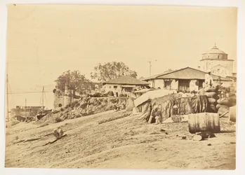 Ghat at Allahabad Fort, India, c.1858-61