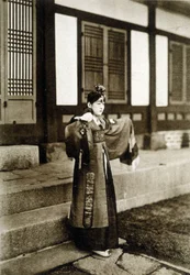 Korean dancer Kusang (late 19th century)