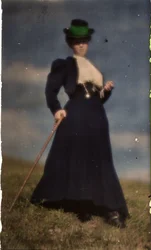 Miss Mary in the Blue Costume