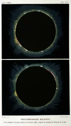 Photograph of the total eclipse of Sun from July 18