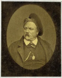 Portrait of Alfred Grévin (1827 - 1892) in 1887.