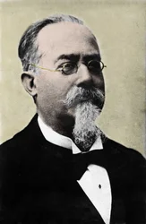 Portrait of Cesare Lombroso (1835-1909), Italian criminologist. Photograph of the late 19th century