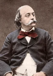 Portrait of English writer Gustave Flaubert (1821-1880)