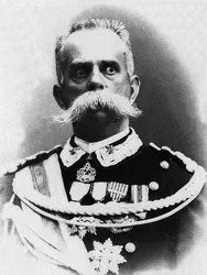 Portrait of Humbert I (1844-1900), king of Italy from 1878 to 1900, he was assassinated by the anarchist Bresci.
