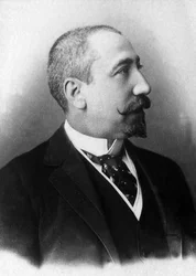 Portrait of Jacques Anatole Francois Thibault dit Anatole France (1844-1942), writer and journalist elected to the Academy Francaise in 1896