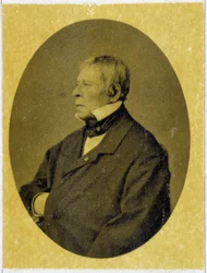 Portrait of Jean Auguste Dominique Ingres (1780 - 1867) in 1841.