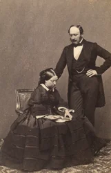 Portrait of Queen Victoria and Prince Consort Albert