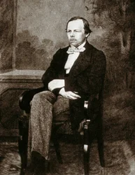 Portrait of Russian writer Fedor Dostoevsky