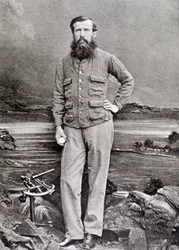 Portrait of Speke, British Explorer (1827 - 1864)