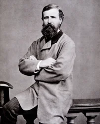 Portrait of the British explorer Verney Lovett Cameron