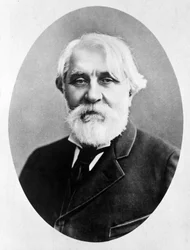 Portrait of the Russian writer Ivan Turgeniev (1818 - 1883)