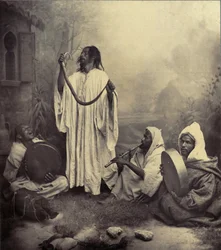 Snake Charmers in Tangier, Morocco