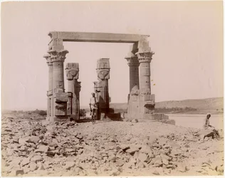 The Roman Kiosk of Qertassi, Seen from the East, Egypt