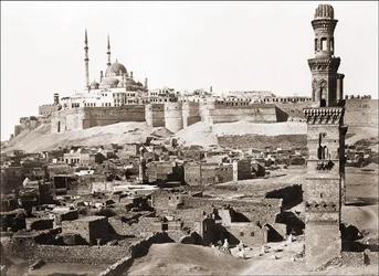 View of Cairo, Photograph around 1870